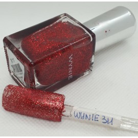 LAK ZA NOKTE SA GEL EFEKTOM 15 ML GLITTER RED